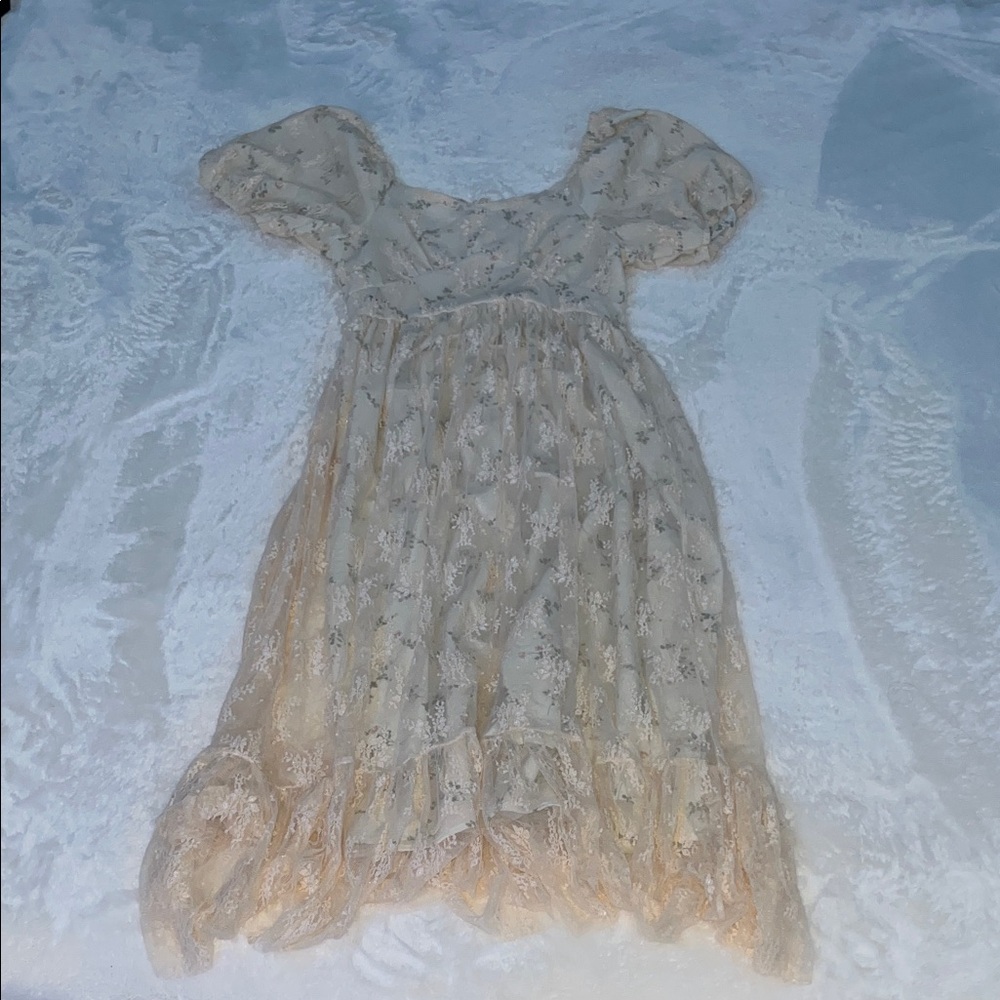 Charming Cream Dress